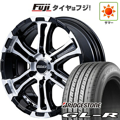 【新品】キャラバン 夏タイヤ ホイール4本セット 215/65R16 109/107R ブリヂストン GL-R RAYS レイズ デイトナ FDX-SG 6.5J 16インチ(送料無料)