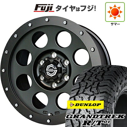 【新品】プラド/ハイラックス 夏タイヤ ホイール4本セット 35X12.5R17 ダンロップ グラントレック R/T01 RBL ソリッドレーシング Iメタル X2 8J 17インチ(送料無料) 146,700円