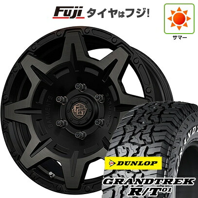 【新品】プラド/ハイラックス 夏タイヤ ホイール4本セット 265/70R17 ダンロップ グラントレック R/T01 RWL/RBL WEDS ウェッズ クロスオーバーガーメンツ Style M 8J 17インチ(送料無料)