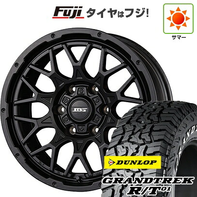 【新品】プラド/ハイラックス 夏タイヤ ホイール4本セット 265/65R17 ダンロップ グラントレック R/T01 RWL/RBL コーセイ ボトムガルシア シャドウバーツ 8J 17インチ(送料無料)｜フジ スペシャルセレクション 112,800円