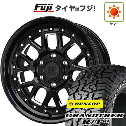 【新品】プラド/ハイラックス 夏タイヤ ホイール4本セット 265/65R17 ダンロップ グラントレック R/T01 RWL/RBL ホットスタッフ バークレイハードロック ヒューロン 8J 17インチ(送料無料)｜フジ スペシャルセレクション