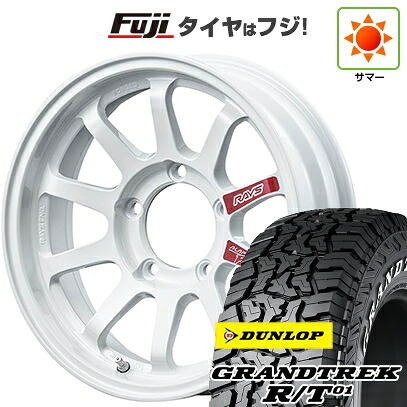 【新品】ジムニー 夏タイヤ ホイール4本セット 215/85R16 ダンロップ グラントレック R/T01 RWL/RBL RAYS レイズ A LAP-J PRO 5.5J 16インチ(送料無料)