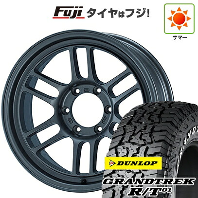 【新品】プラド/ハイラックス 夏タイヤ ホイール4本セット 265/65R17 ダンロップ グラントレック R/T01 RWL/RBL ENKEI エンケイ ALLROAD RPT1 8.5J 17インチ(送料無料)｜フジ スペシャルセレクション