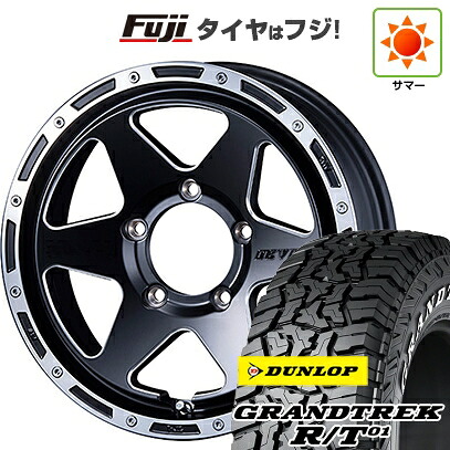 【新品】ジムニー 夏タイヤ ホイール4本セット 215/85R16 ダンロップ グラントレック R/T01 RWL/RBL SSR ディバイド TR-6 5.5J 16インチ(送料無料)