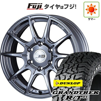 【新品】ハイエース200系 夏タイヤ ホイール4本セット 215/65R16 109/107Q ダンロップ グラントレック R/T01 RWL/RBL SSR ディバイド X01H 6.5J 16インチ(送料無料)