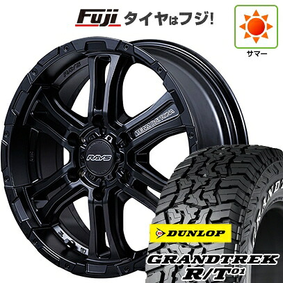 【新品】キャラバン 夏タイヤ ホイール4本セット 215/65R16 109/107Q ダンロップ グラントレック R/T01 RWL/RBL RAYS レイズ デイトナ FDX-AG 6.5J 16インチ(送料無料)