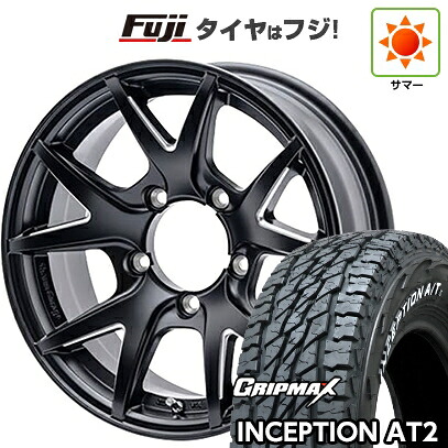 【新品】ジムニー 夏タイヤ ホイール4本セット 175/80R16 グリップマックス インセプション A/TII RWL(限定) ショウワガレージ インスパイア テン 5.5J 16インチ(送料無料)