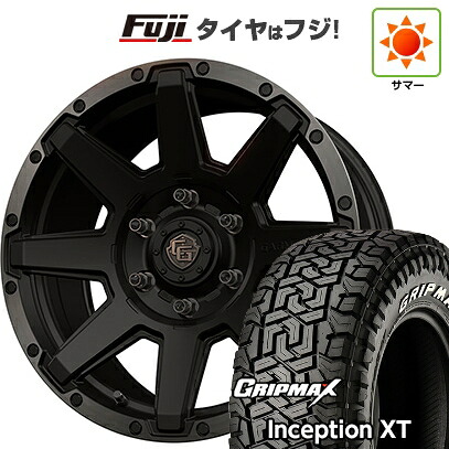 【新品】プラド/ハイラックス 夏タイヤ ホイール4本セット 275/70R17 グリップマックス インセプション X/T RWL(限定2023年製) WEDS ウェッズ クロスオーバーガーメンツ Style U 8J 17インチ(送料無料)
