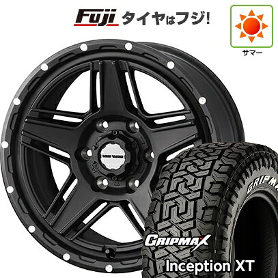 【新品】プラド/ハイラックス 夏タイヤ ホイール4本セット 275/70R17 グリップマックス インセプション X/T RWL(限定2023年製) WEDS ウェッズアドベンチャー マッドヴァンス 07 8J 17インチ(送料無料)