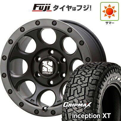 【新品】プラド/ハイラックス 夏タイヤ ホイール4本セット 275/70R17 グリップマックス インセプション X/T RWL(限定2023年製) MLJ エクストリームJ XJ03 8J 17インチ(送料無料)