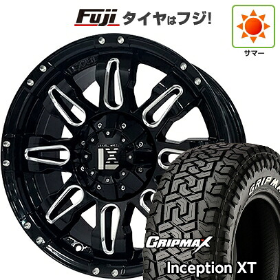 【新品】プラド/ハイラックス 夏タイヤ ホイール4本セット 275/70R17 グリップマックス インセプション X/T RWL(限定2023年製) オフビート レクセル バレーノオフロードスタイル 8J 17インチ(送料無料)