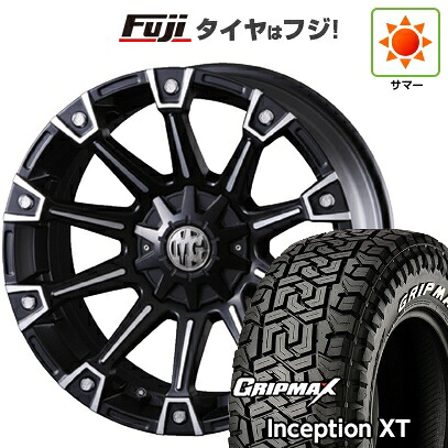 【新品】プラド/ハイラックス 夏タイヤ ホイール4本セット 275/70R17 グリップマックス インセプション X/T RWL(限定2023年製) クリムソン マーテルギア(MG) モンスター 8J 17インチ(送料無料)