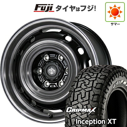 【新品】プラド/ハイラックス 夏タイヤ ホイール4本セット 275/70R17 グリップマックス インセプション X/T RWL(限定2023年製) トピー ランドフット XFG 数量限定 8J 17インチ(送料無料)