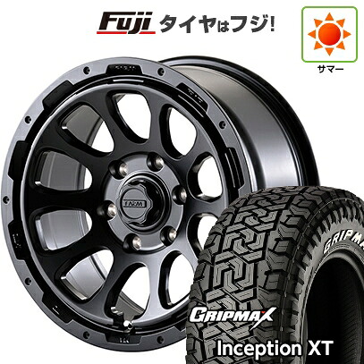 【新品】プラド/ハイラックス 夏タイヤ ホイール4本セット 275/70R17 グリップマックス インセプション X/T RWL(限定2023年製) モーターファーム ファームD10 8J 17インチ(送料無料)