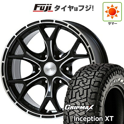 【新品】プラド/ハイラックス 夏タイヤ ホイール4本セット 275/70R17 グリップマックス インセプション X/T RWL(限定2023年製) ジャオス トライブクロウ 8J 17インチ(送料無料)