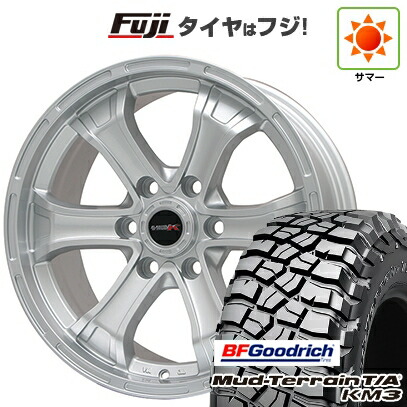 【新品】ランクル300 夏タイヤ ホイール4本セット 275/65R18 BFグッドリッチ マッドテレーンT/A KM3 ビッグウエイ B-MUD K(シルバー) トヨタ車専用 8J 18インチ(送料無料)