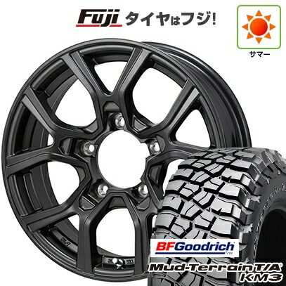 【新品】ジムニーシエラ/ジムニーノマド 夏タイヤ ホイール4本セット 30X9.5R15 BFグッドリッチ マッドテレーンT/A KM3 モンツァ カゼラH301 6J 15インチ(送料無料)