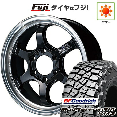 【新品】プラド/ハイラックス 夏タイヤ ホイール4本セット 265/65R17 BFグッドリッチ マッドテレーンT/A KM3 ヨコハマ アドバンレーシング RG-D2 for PICKUP【限定】 8J 17インチ(送料無料)｜フジ スペシャルセレクション
