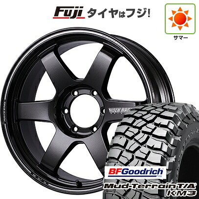 【新品】ランクル300 夏タイヤ ホイール4本セット 275/65R18 BFグッドリッチ マッドテレーンT/A KM3 RAYS レイズ ボルクレーシング TE37ULTRA ラージPCD 8J 18インチ(送料無料)