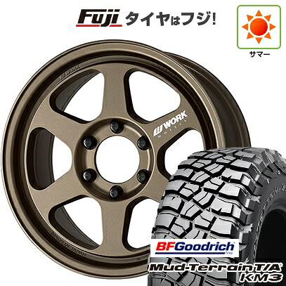 【新品】ランクル300 夏タイヤ ホイール4本セット 275/65R18 BFグッドリッチ マッドテレーンT/A KM3 WORK ワーク マイスター L1 1P SUV 8.5J 18インチ(送料無料)