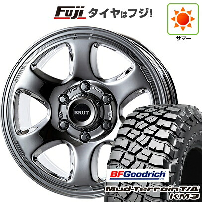 【新品】ランクル250 夏タイヤ ホイール4本セット 265/70R17 BFグッドリッチ マッドテレーンT/A KM3 トライスター BRUT BR-44 7.5J 17インチ(送料無料)