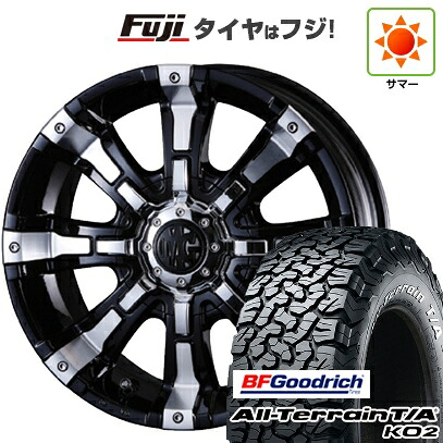 【新品】プラド/ハイラックス 夏タイヤ ホイール4本セット 35X12.5R17 BFグッドリッチ オールテレーンT/A KO2 RWL/RBL クリムソン マーテルギア(MG) ビースト 8J 17インチ(送料無料)