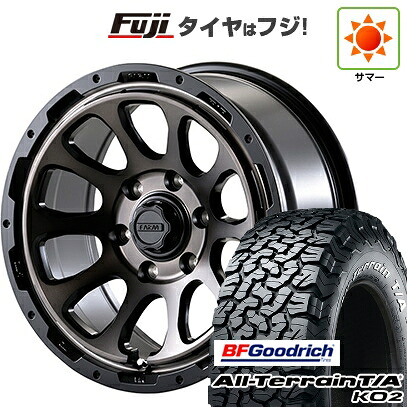 【新品】プラド/ハイラックス 夏タイヤ ホイール4本セット 275/70R17 BFグッドリッチ オールテレーンT/A KO2 RWL/RBL モーターファーム ファームD10 8J 17インチ(送料無料)