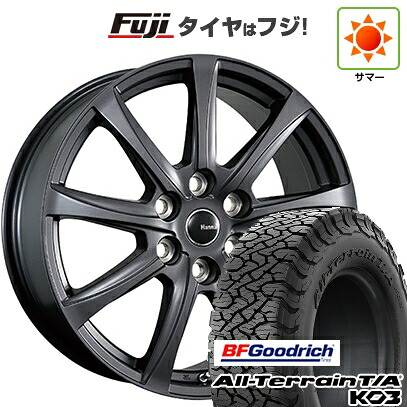 【新品】ランクル250 夏タイヤ ホイール4本セット 265/60R20 BFグッドリッチ オールテレーンT/A KO3 RBL TWS ハンナ TL9 トヨタ･レクサス専用 8J 20インチ(送料無料)｜フジ スペシャルセレクション