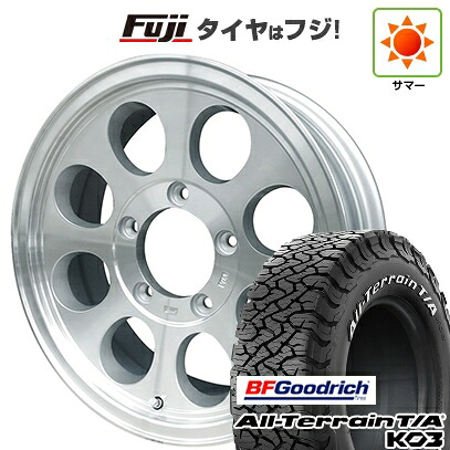 【新品】ジムニー 夏タイヤ ホイール4本セット 175/80R16 BFグッドリッチ オールテレーンT/A KO3 RWL WEDS ウェッズ ジムライン タイプ2 5.5J 16インチ(送料無料)|フジ スペシャルセレクション