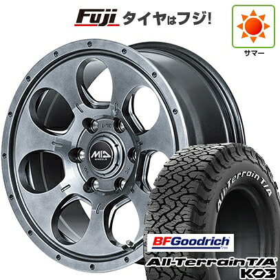 【新品】プラド/ハイラックス 夏タイヤ ホイール4本セット 265/65R17 BFグッドリッチ オールテレーンT/A KO3 RWL MID WHEELS マッドエージェント 7.5J 17インチ(送料無料)
