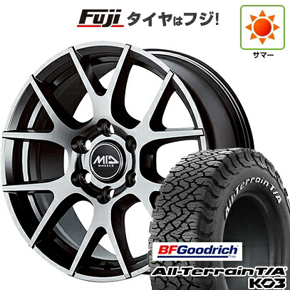 【新品】ランクル250 夏タイヤ ホイール4本セット 275/70R18 BFグッドリッチ オールテレーンT/A KO3 RWL MID WHEELS レフィナーダ モーション3 トヨタ・レクサス車専用 8J 18インチ(送料無料)|フジ スペシャルセレクション