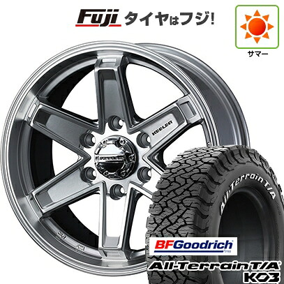 【新品】ランクル300 夏タイヤ ホイール4本セット 275/65R18 BFグッドリッチ オールテレーンT/A KO3 RWL WEDS ウェッズアドベンチャー キーラータクティクス ハイパーシルバー トヨタ車用 7.5J 18インチ(送料無料)｜フジ スペシャルセレクション
