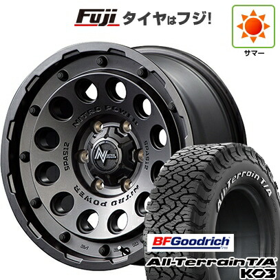 【新品】ランクル300 夏タイヤ ホイール4本セット 285/65R18 BFグッドリッチ オールテレーンT/A KO3 RWL MID WHEELS NITRO POWER H12 ショットガン 8J 18インチ(送料無料)|フジ スペシャルセレクション