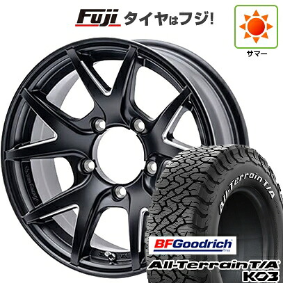 【新品】ジムニー 夏タイヤ ホイール4本セット 175/80R16 BFグッドリッチ オールテレーンT/A KO3 RWL ショウワガレージ インスパイア テン 5.5J 16インチ(送料無料)｜フジ スペシャルセレクション