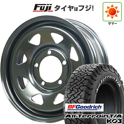 【新品】ジムニー 夏タイヤ ホイール4本セット 175/80R16 BFグッドリッチ オールテレーンT/A KO3 RWL コーリン オールドカントリー SS8 5.5J 16インチ(送料無料)