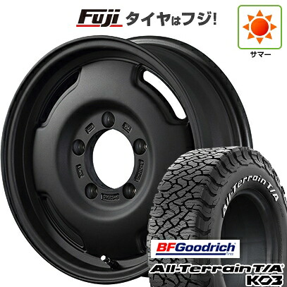 【新品】ジムニーシエラ/ジムニーノマド 夏タイヤ ホイール4本セット 215/75R15 BFグッドリッチ オールテレーンT/A KO3 RWL アピオ ワイルドボア SR 6J 15インチ(送料無料)