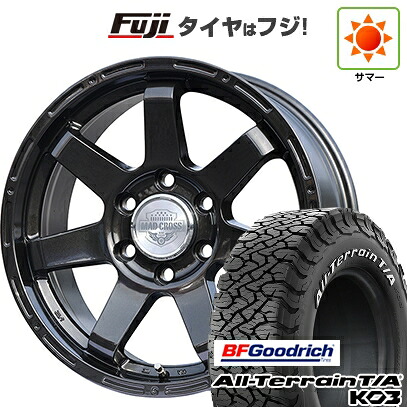 【新品】ランクル250 夏タイヤ ホイール4本セット 265/70R18 BFグッドリッチ オールテレーンT/A KO3 RWL ホットスタッフ マッドクロス MC-76 ガンブラック トヨタ車専用 7.5J 18インチ(送料無料)