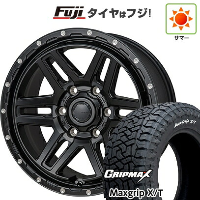 【新品】プラド/ハイラックス 夏タイヤ ホイール4本セット 265/65R17 グリップマックス マックスグリップ X/T RWL(限定) モンツァ HI-BLOCK エルデ 8J 17インチ(送料無料)｜フジ スペシャルセレクション