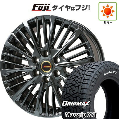 【新品】ランクル300 夏タイヤ ホイール4本セット 285/55R20 グリップマックス マックスグリップ X/T RWL(限定) プレミックス MER-X(平座ナット) 8J 20インチ(送料無料) 145,200円