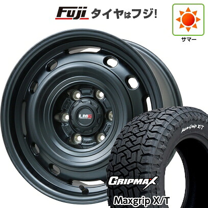 【新品】プラド/ハイラックス 夏タイヤ ホイール4本セット 265/65R17 グリップマックス マックスグリップ X/T RWL(限定) レアマイスター LMG OFF-STYLE 2 (マットブラック) 8J 17インチ(送料無料) 88,165円
