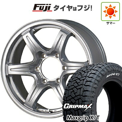 【新品】プラド/ハイラックス 夏タイヤ ホイール4本セット 265/65R17 グリップマックス マックスグリップ X/T RWL(限定) TWS グランヴァード NEO 7.5J 17インチ(送料無料)