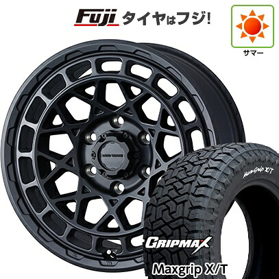 【新品】プラド/ハイラックス 夏タイヤ ホイール4本セット 265/65R17 グリップマックス マックスグリップ X/T RWL(限定) WEDS ウェッズアドベンチャー マッドヴァンス X タイプM 8J 17インチ(送料無料)