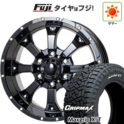 【新品】プラド/ハイラックス 夏タイヤ ホイール4本セット 265/65R17 グリップマックス マックスグリップ X/T RWL(限定) トライスター MKW MK-46 8J 17インチ(送料無料)｜フジ スペシャルセレクション