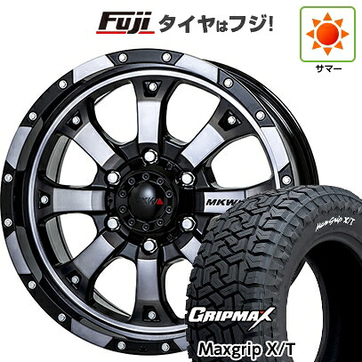 【新品】プラド/ハイラックス 夏タイヤ ホイール4本セット 265/65R17 グリップマックス マックスグリップ X/T RWL(限定) トライスター MKW MK-46 8J 17インチ(送料無料) 109,950円