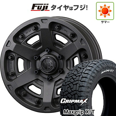 【新品】プラド/ハイラックス 夏タイヤ ホイール4本セット 265/65R17 グリップマックス マックスグリップ X/T RWL(限定) クリムソン マーテルギア(MG) アーマーFF 8J 17インチ(送料無料)|フジ スペシャルセレクション