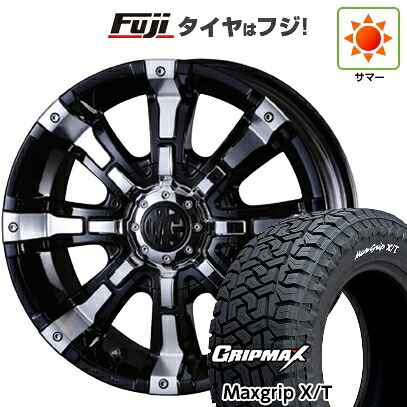 【新品】プラド/ハイラックス 夏タイヤ ホイール4本セット 265/65R17 グリップマックス マックスグリップ X/T RWL(限定) クリムソン マーテルギア(MG) ビースト 8J 17インチ(送料無料)