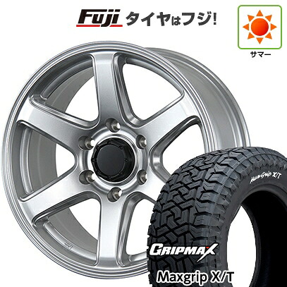 【新品】プラド/ハイラックス 夏タイヤ ホイール4本セット 265/65R17 グリップマックス マックスグリップ X/T RWL(限定) トピー ME-A 7.5J 17インチ(送料無料)