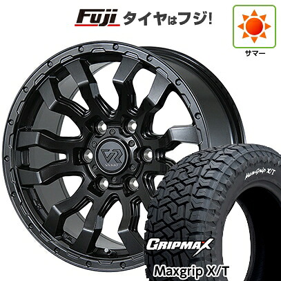 【新品】プラド/ハイラックス 夏タイヤ ホイール4本セット 265/65R17 グリップマックス マックスグリップ X/T RWL(限定) トピー ヴァブロ RR-01 8J 17インチ(送料無料)