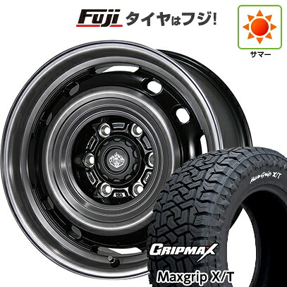 【新品】プラド/ハイラックス 夏タイヤ ホイール4本セット 265/65R17 グリップマックス マックスグリップ X/T RWL(限定) トピー ランドフット XFG 数量限定 8J 17インチ(送料無料)