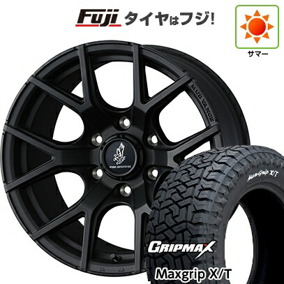【新品】プラド/ハイラックス 夏タイヤ ホイール4本セット 265/65R17 グリップマックス マックスグリップ X/T RWL(限定) WEDS ウェッズアドベンチャー マッドヴァンス SD 8J 17インチ(送料無料)